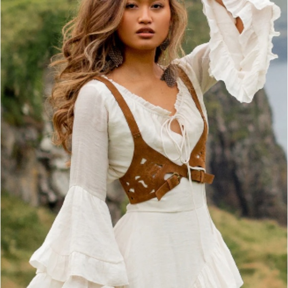 Joyfolie nutmeg brown belt